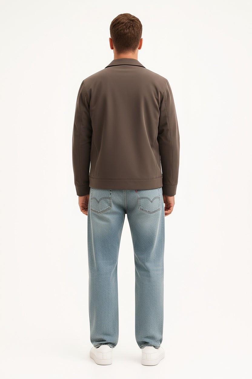 Octave Men Solid Mandrain Neck Sweatshirt