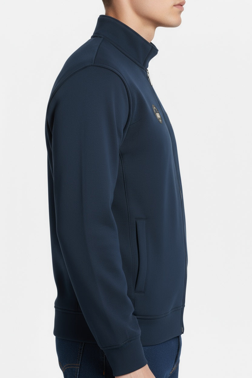 Octave Men Solid Mandrain Neck Sweatshirt