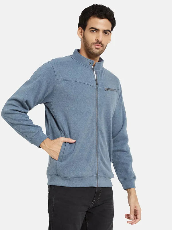 Octave Men Blue Sweatshirt