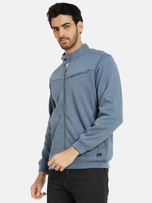 Octave Men Blue Sweatshirt