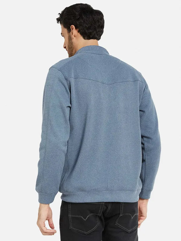 Octave Men Blue Sweatshirt