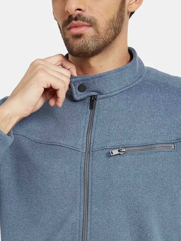 Octave Men Blue Sweatshirt