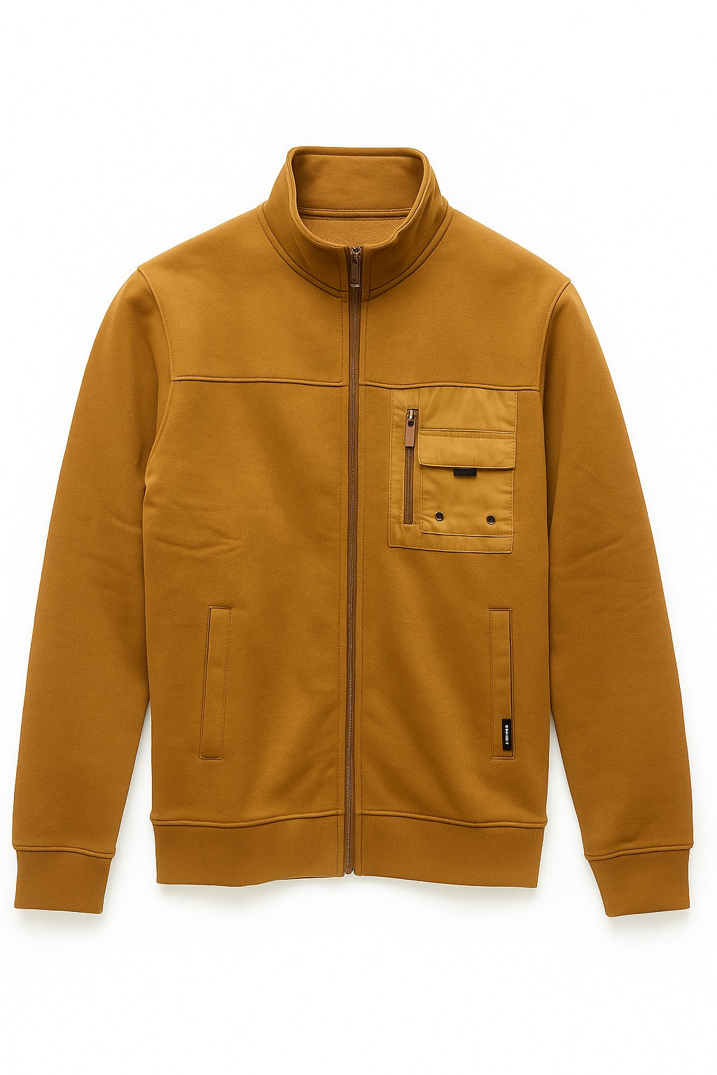 Octave Men Solid Mandrain Neck Sweatshirt