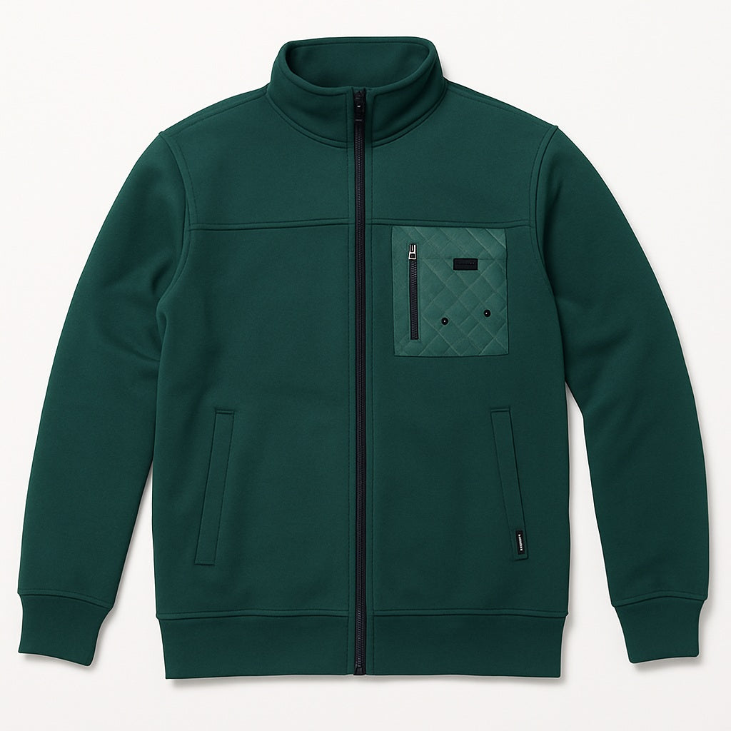 Octave Men Solid Mandrain Neck Sweatshirt