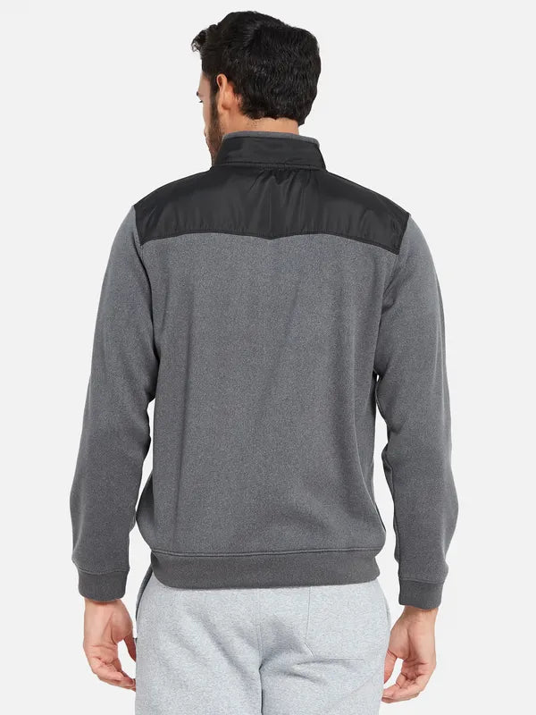 Octave Men Grey Sweatshirt