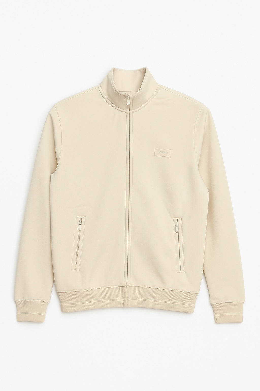 Octave Men Pristine Solid Mandrain Neck Sweatshirt