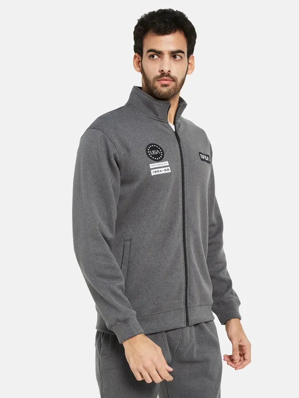 Octave Men Grey Sweatshirt