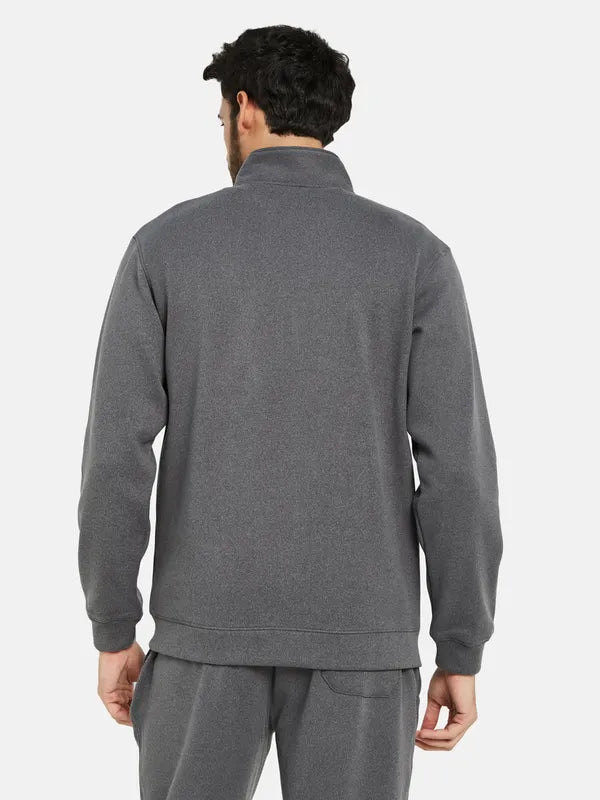 Octave Men Grey Sweatshirt