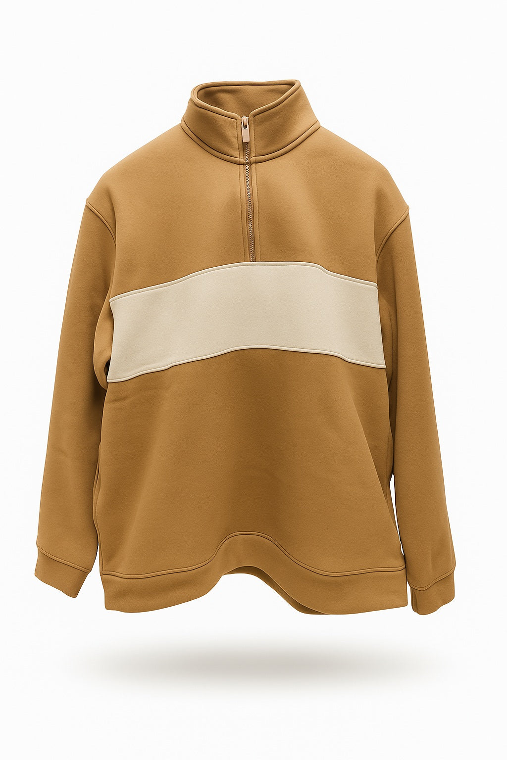 Octave Men Solid Mandrain Neck Sweatshirt