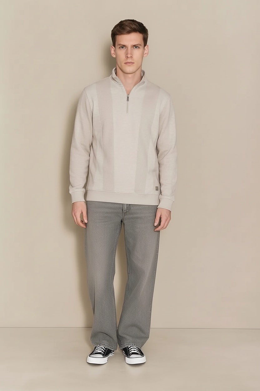 Men Mastic Striped Sweatshirt