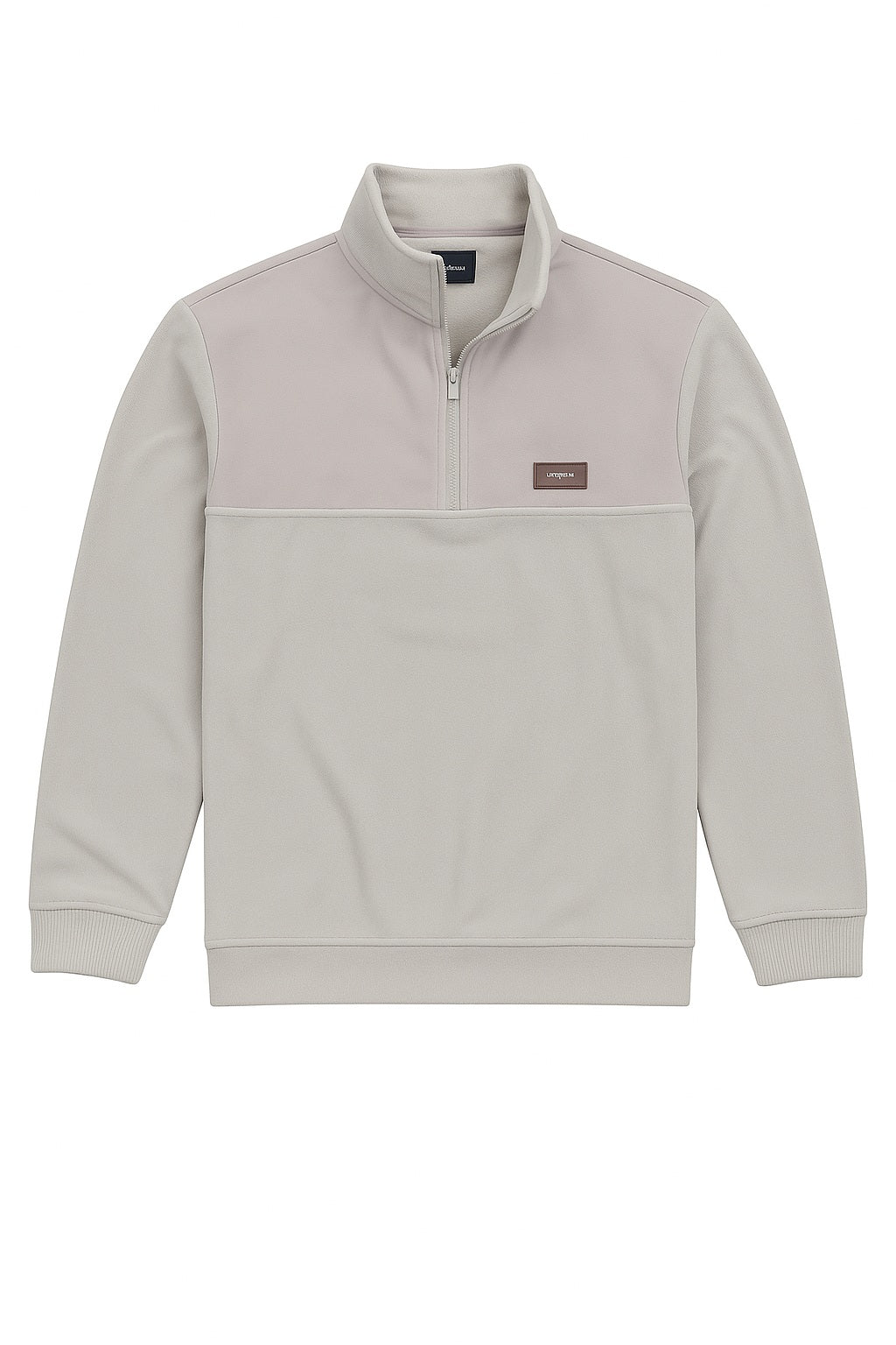 Octave Men Solid Mandrain Neck Sweatshirt