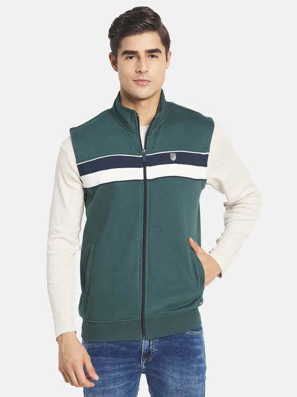 Octave Men Green Sweatshirt