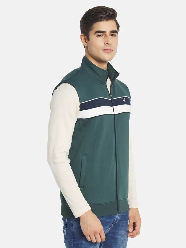 Octave Men Green Sweatshirt