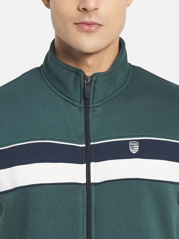 Octave Men Green Sweatshirt