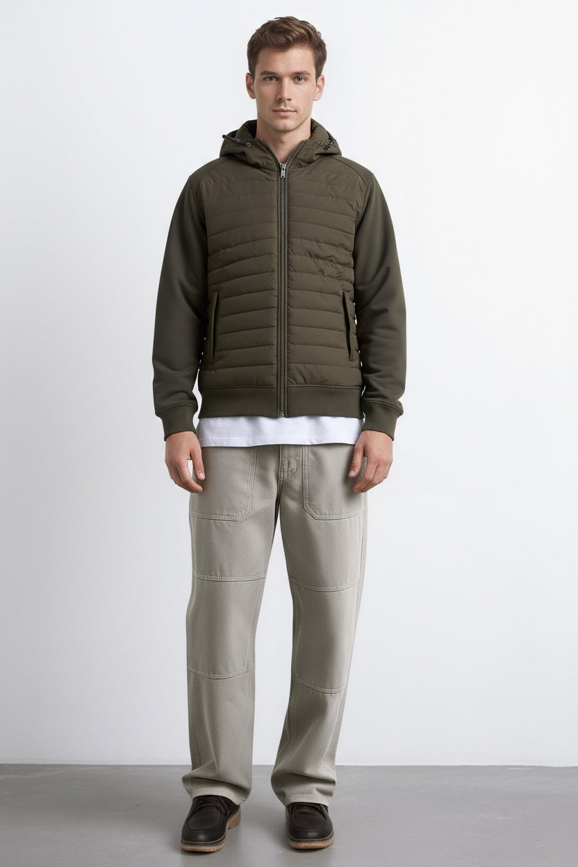 Octave Men Graphic Print  Hooded Sweatshirt