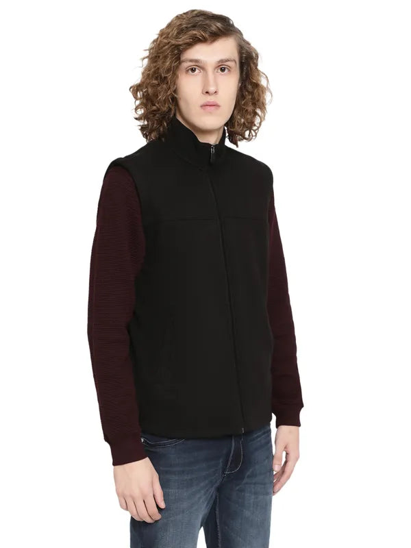 Octave Men Black Sweatshirt