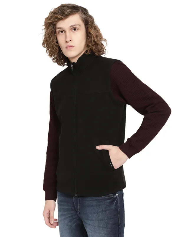 Octave Men Black Sweatshirt
