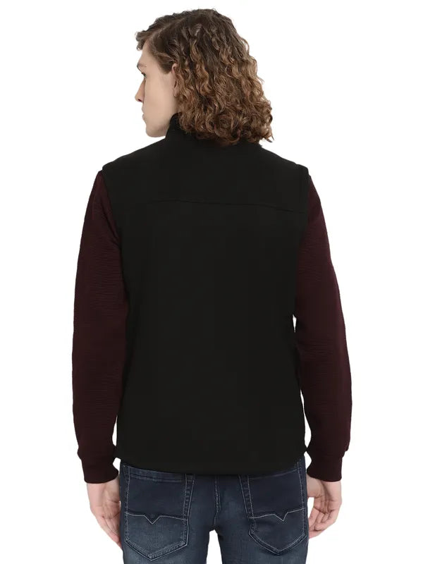 Octave Men Black Sweatshirt