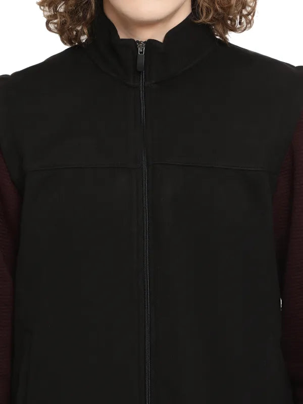 Octave Men Black Sweatshirt