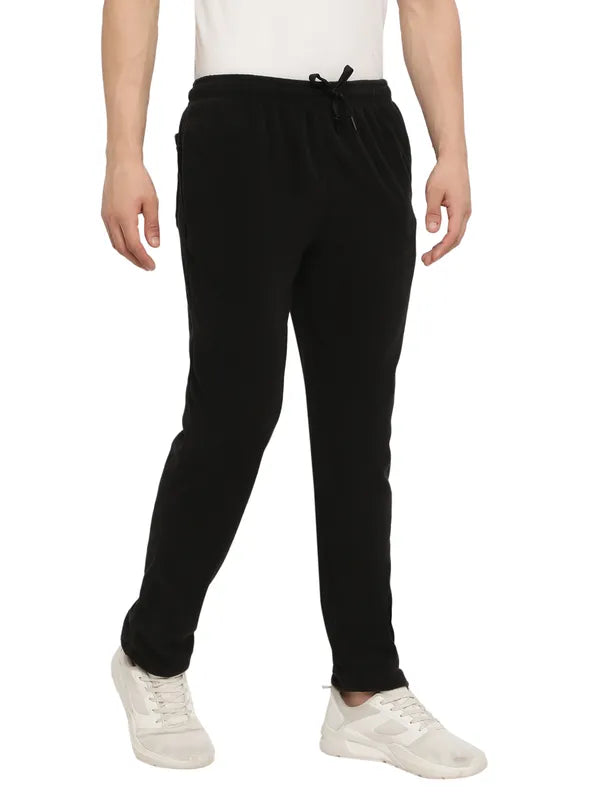 Octave Men Black Solid Joggers