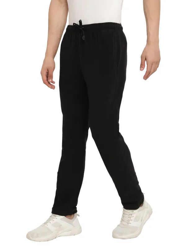 Octave Men Black Solid Joggers