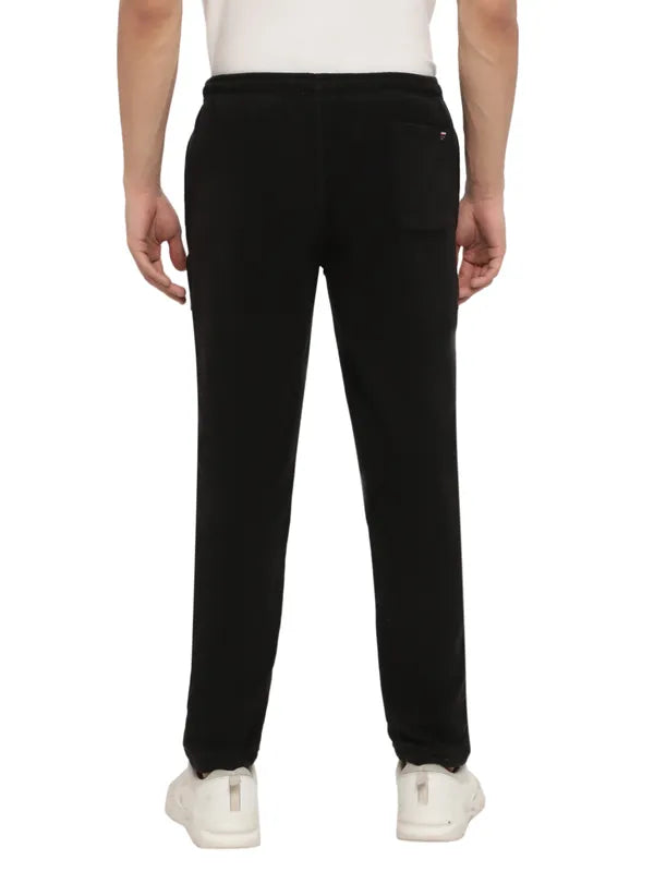 Octave Men Black Solid Joggers