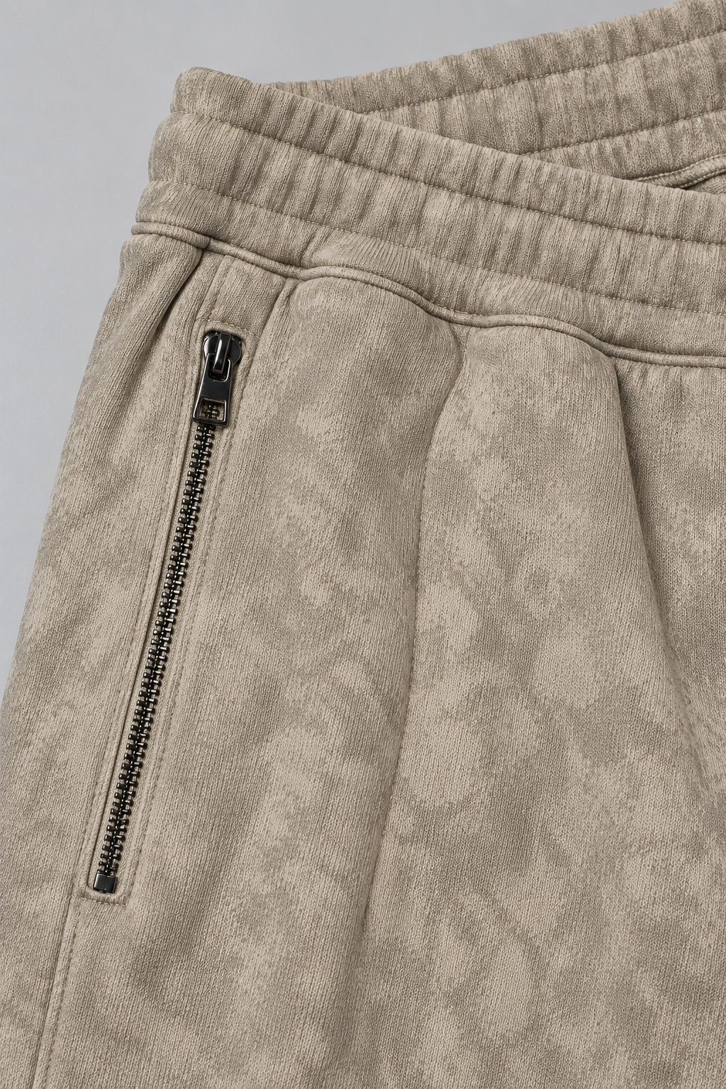 Men’s Regular Fit Flat Back Brushed Knitted Lower – Sand