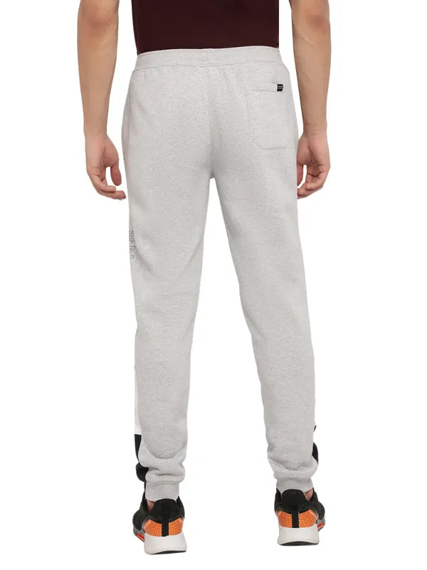 Octave Men Grey Solid Joggers