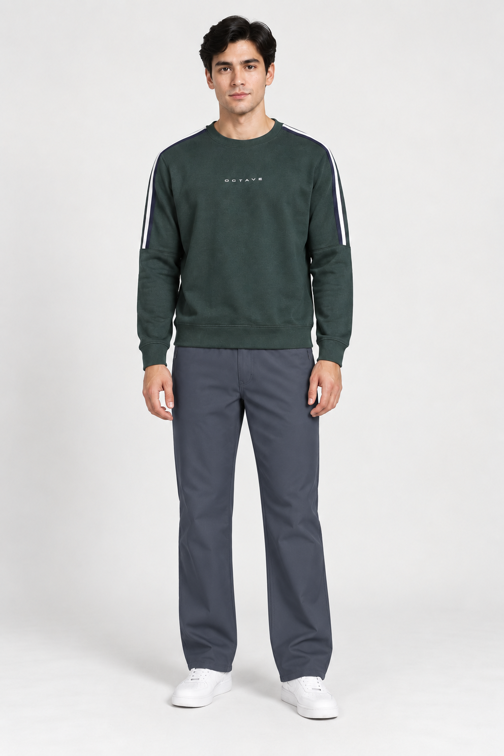 Men’s Regular Fit Knitted Lower – Air Force