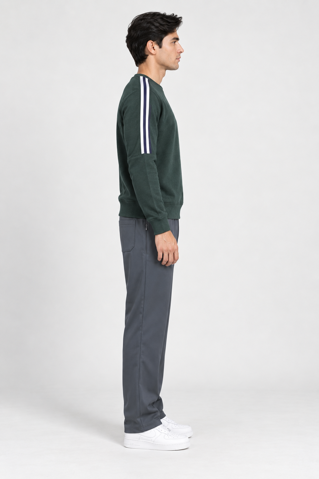 Men’s Regular Fit Knitted Lower – Air Force