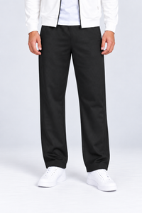 Men’s Regular Fit Knitted Lower – Black