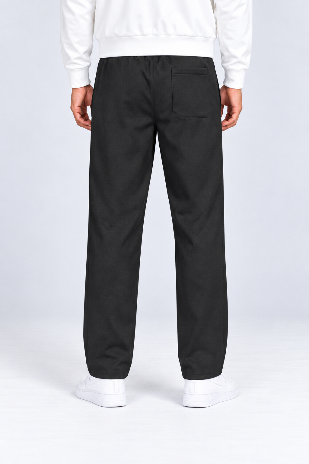 Men’s Regular Fit Knitted Lower – Black