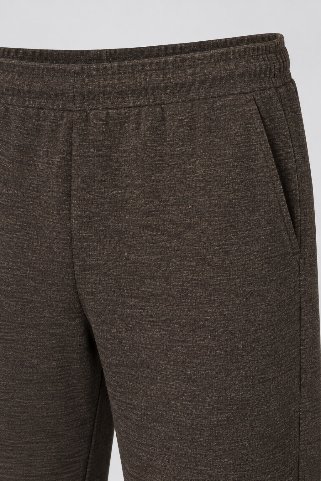 Men’s Regular Fit Knitted Lower – Olive Melange