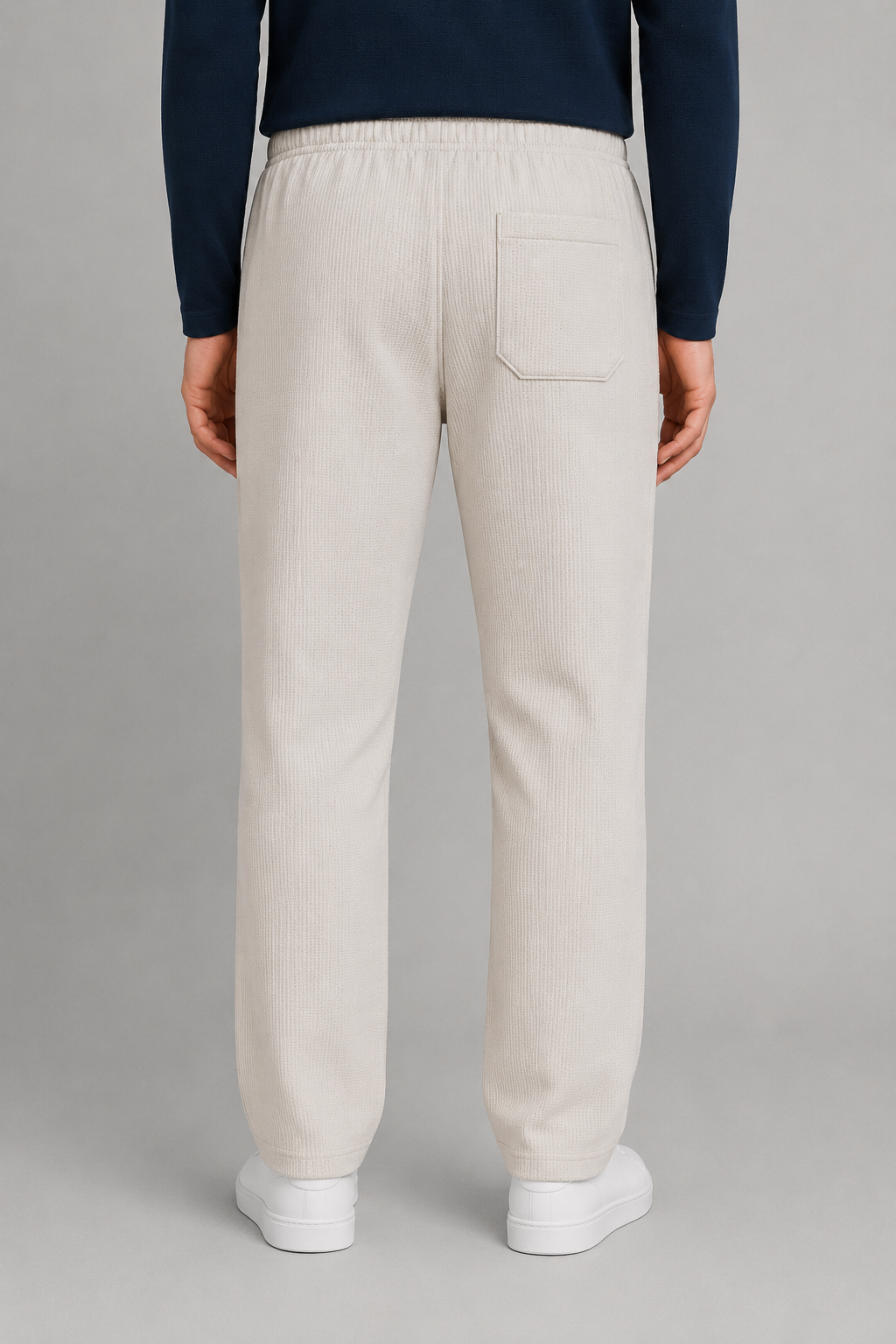 Men’s Sand Brushed Seer Sucker Winter Lower – Regular Fit Knitted