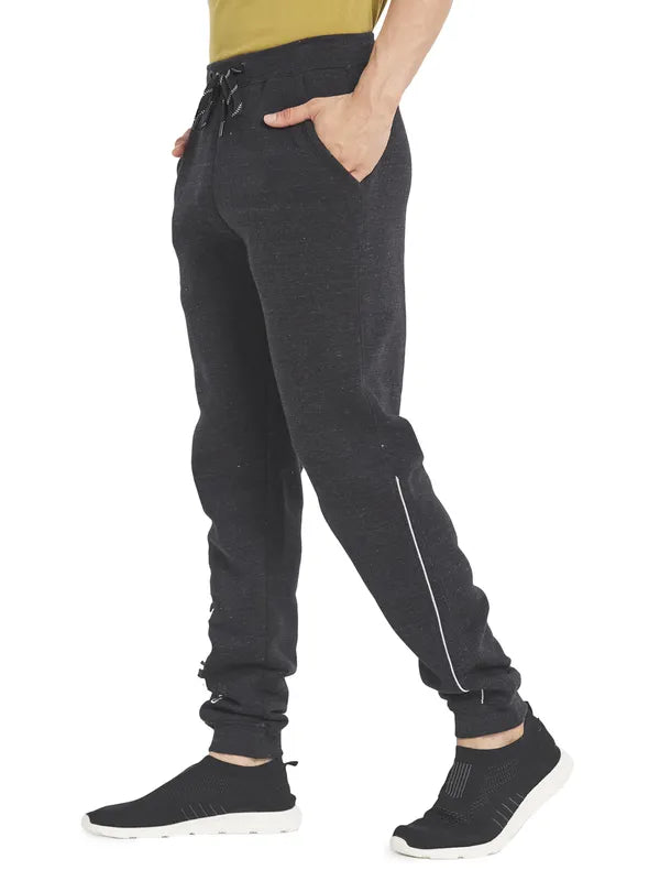 Octave Men Grey Solid Joggers