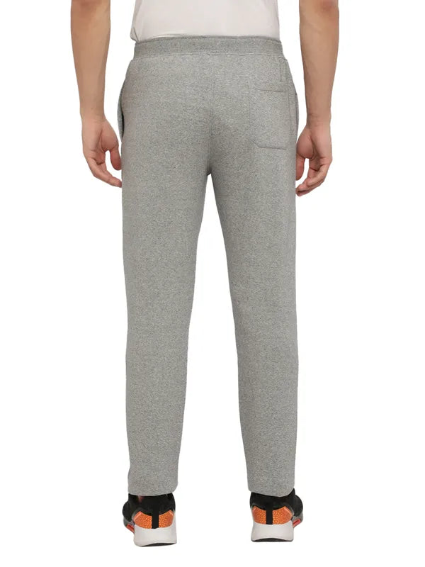 Octave Men Grey Solid Track Pants