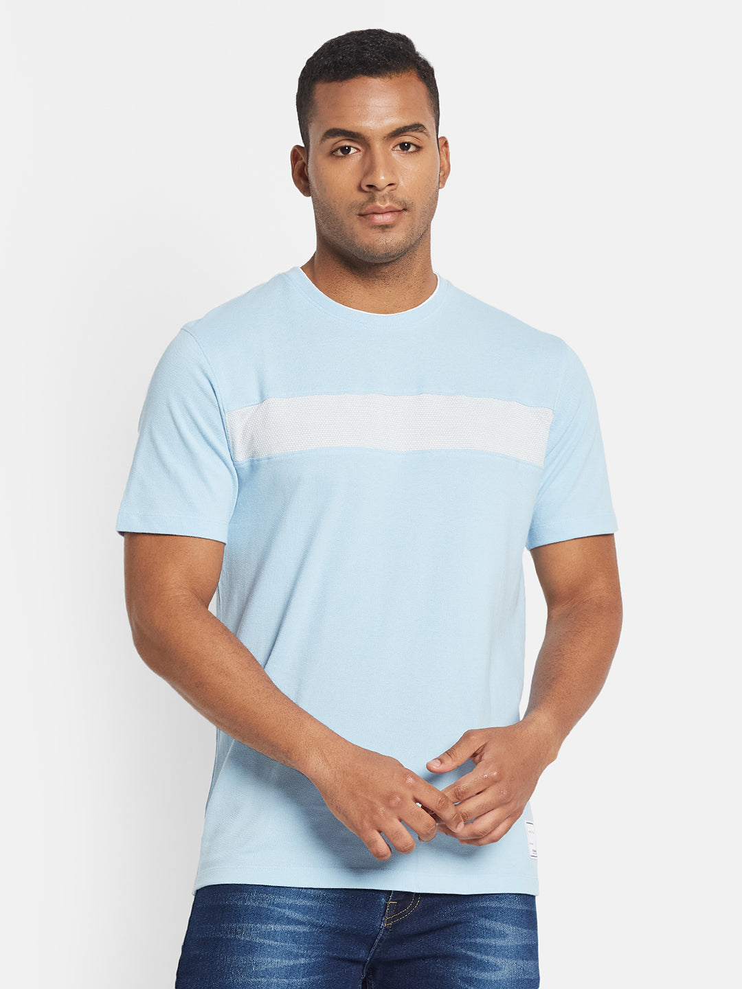 Octave Men Striped T-shirt