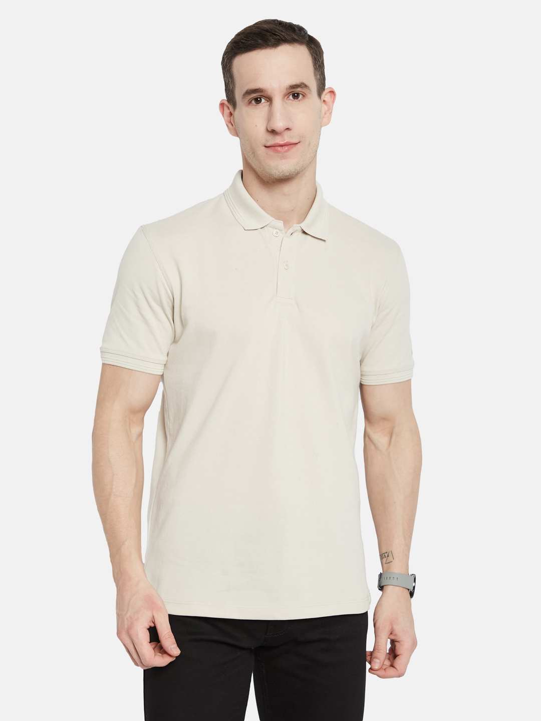 Octave Men Polo Collar T-shirt