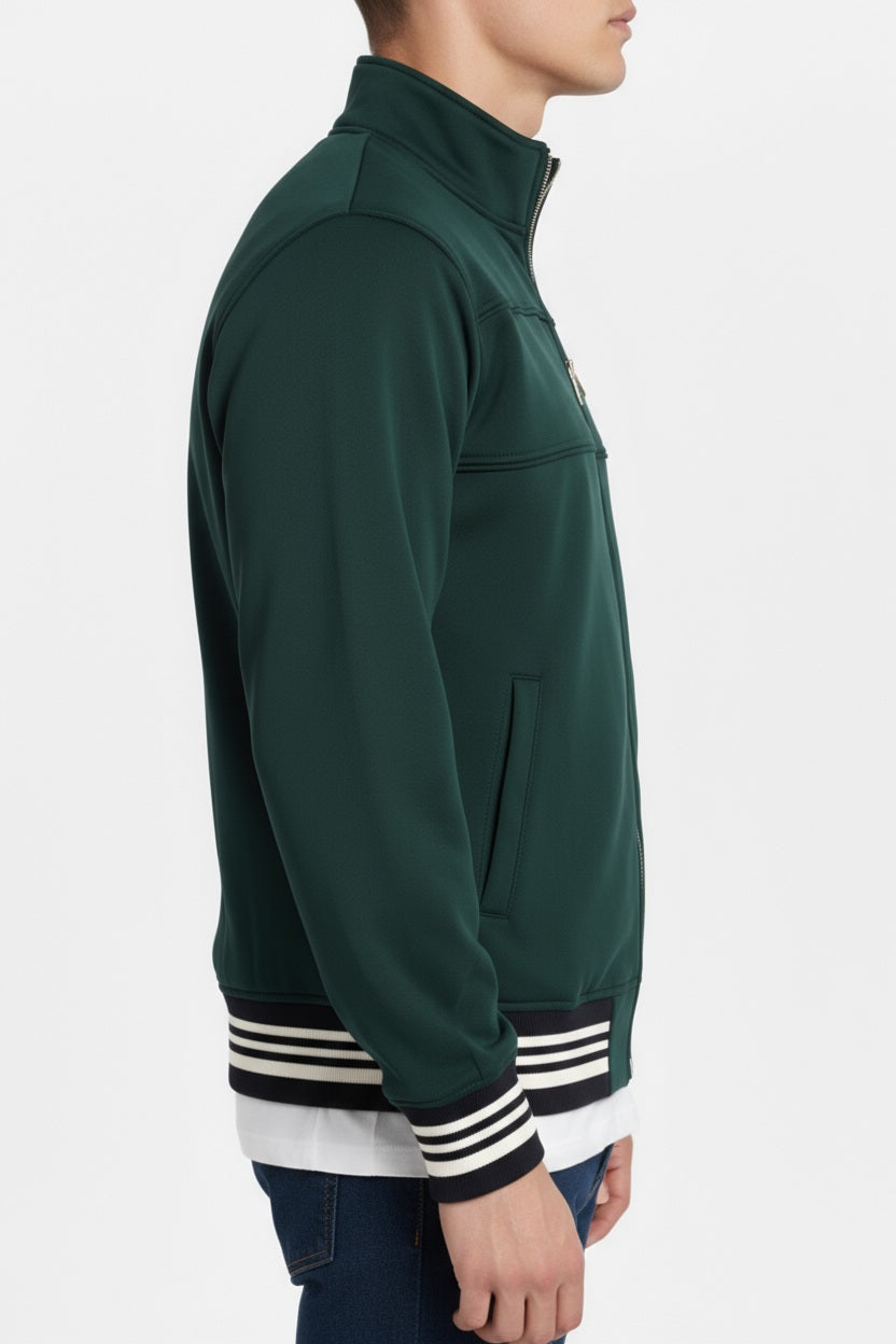 Octave Men Solid Mandrain Neck Sweatshirt