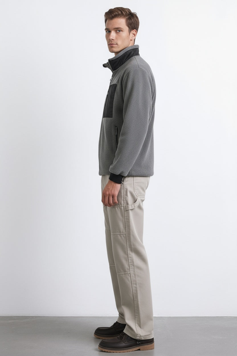 Octave Men Solid Mandrain Neck Sweatshirt