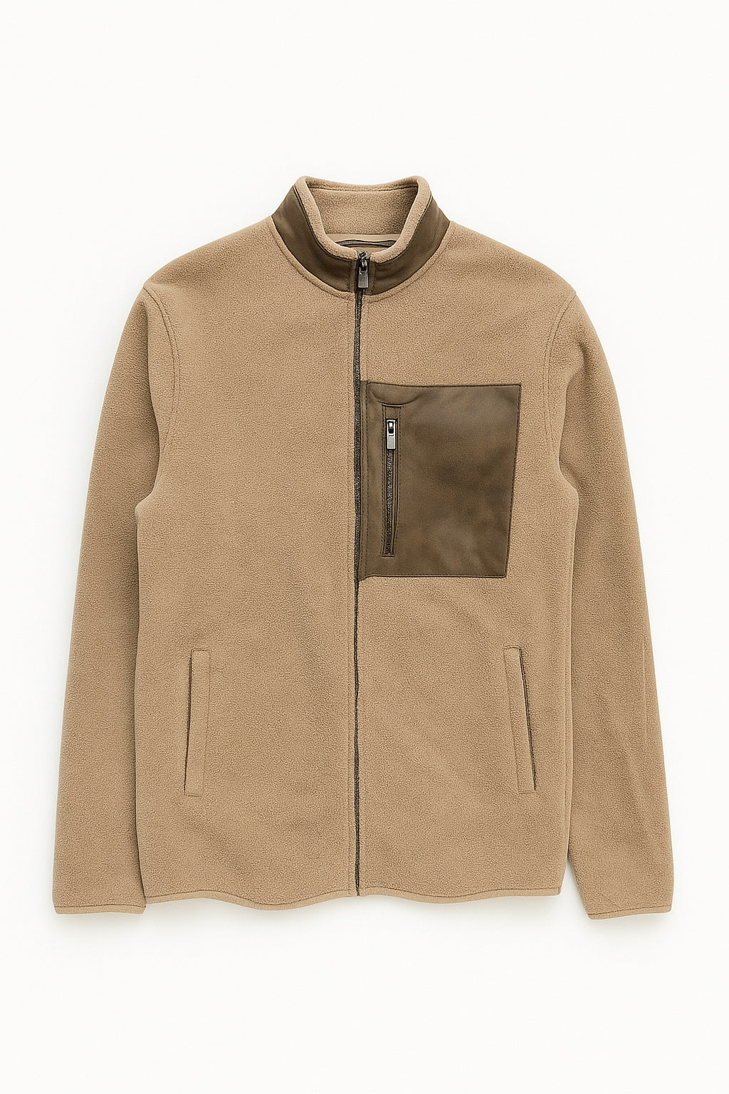 Octave Men Solid Mandrain Neck Sweatshirt