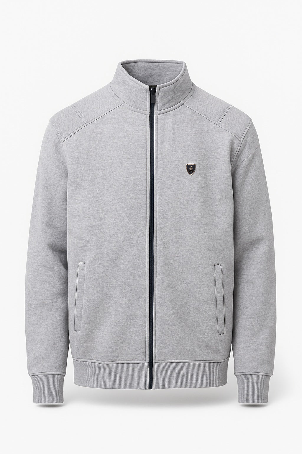 Octave Men Solid Mandrain Neck Sweatshirt