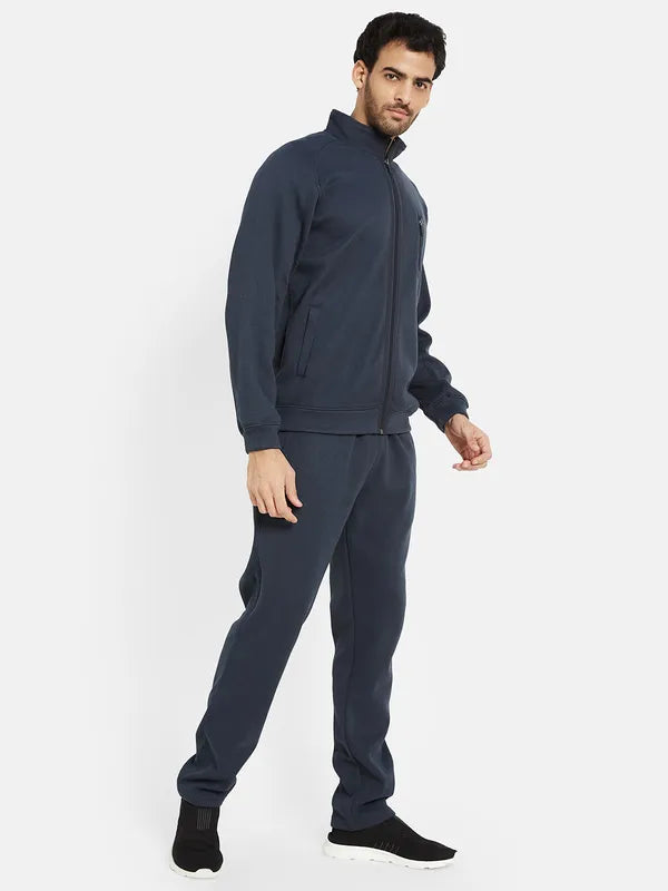 Octave Men Fleece Mid Rise Tracksuits