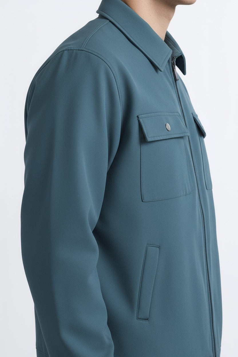 Octave Men Solid Mandrain Neck Sweatshirt