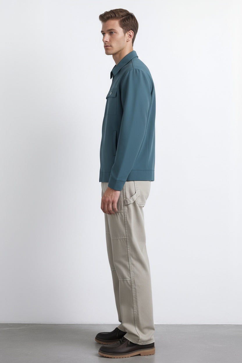 Octave Men Solid Mandrain Neck Sweatshirt