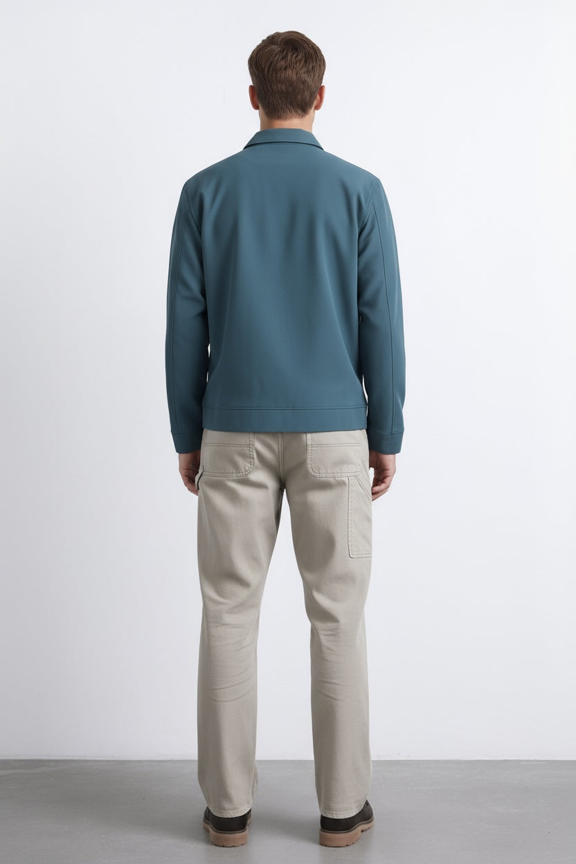 Octave Men Solid Mandrain Neck Sweatshirt