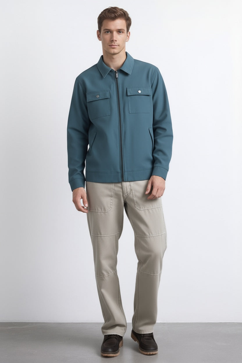 Octave Men Solid Mandrain Neck Sweatshirt