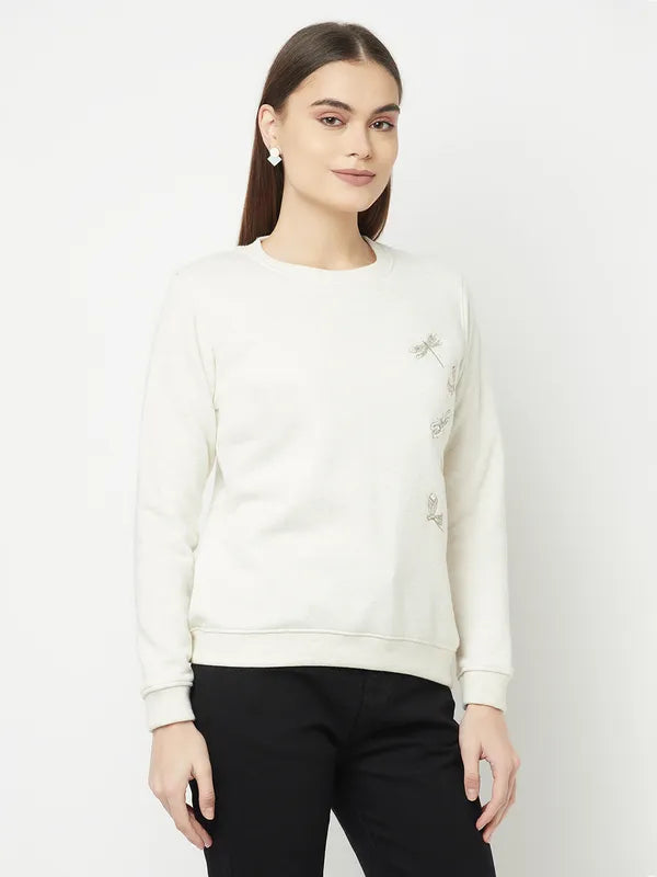 Women Natural Melange Sweatshirts