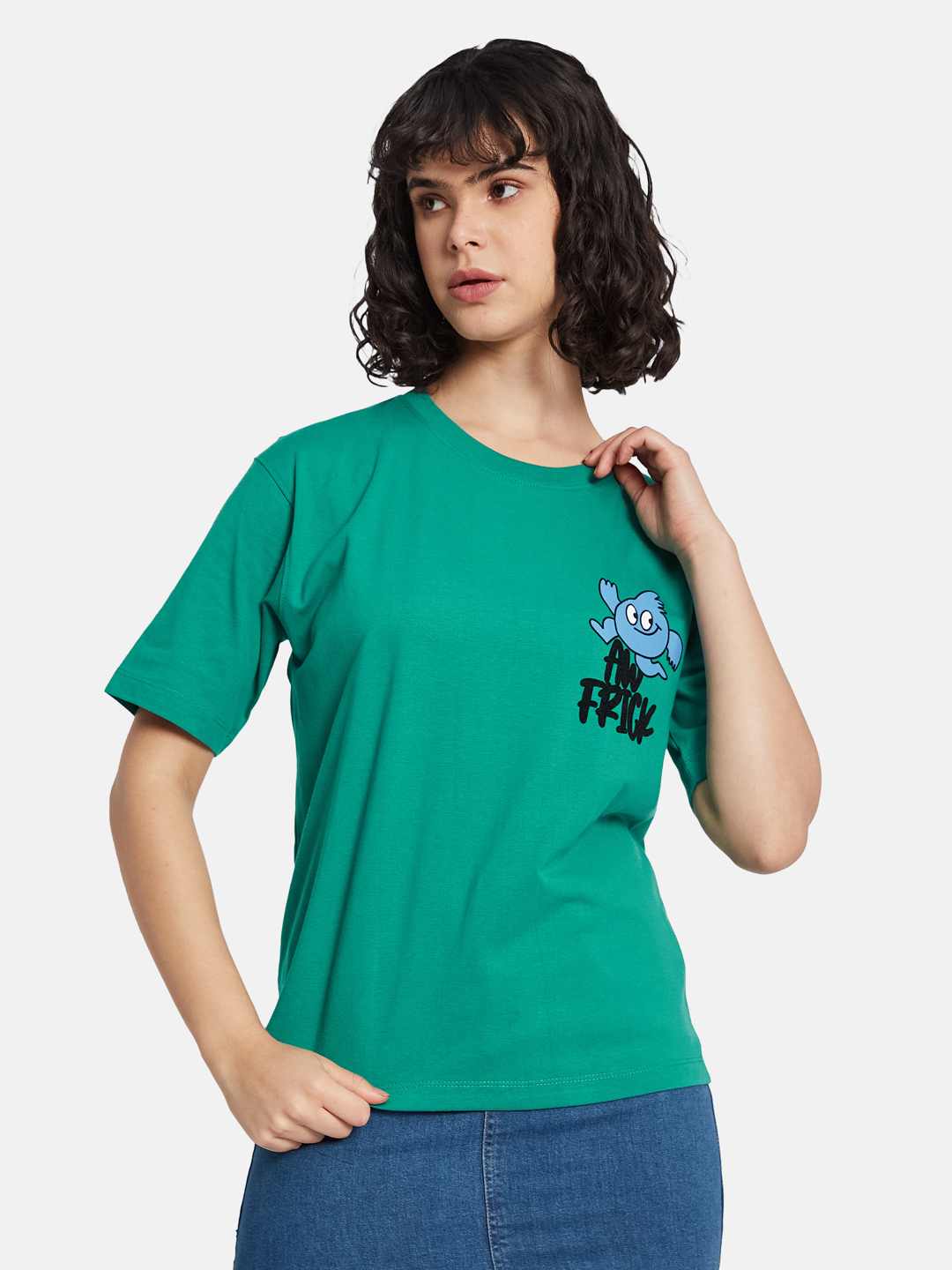 METTLE Women Printed T-shirt