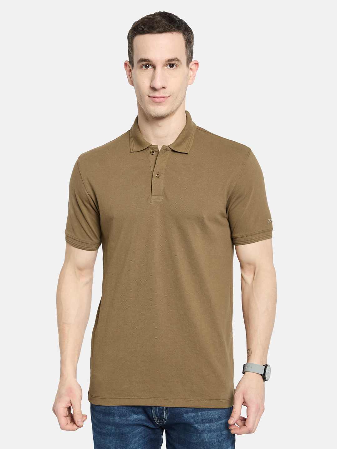 Octave Men Polo Collar T-shirt